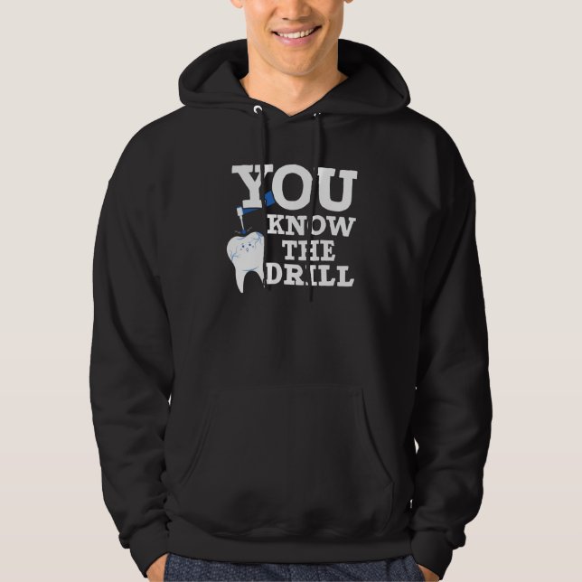 Dentistry Dentist Teeth Dental Hygienist Tooth Doc Hoodie (Framsida)