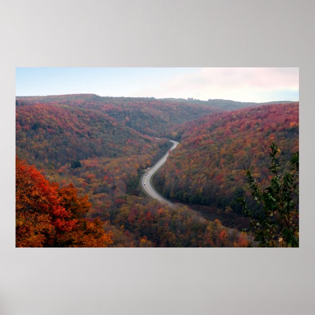 Denton Backe S-kurvans motorväg Poster (Framsidan)