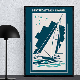 D'entrecasteaux Channel, Australien - Vintage Sail Poster