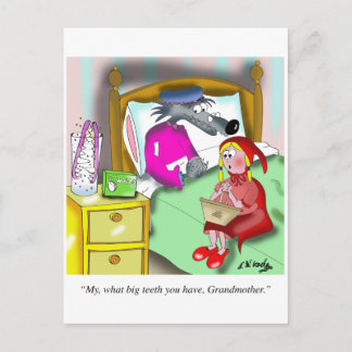 Denture-Tecknad 9394 Vykort