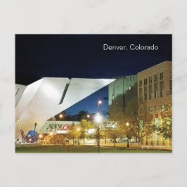 Denver Art Museum, nytt och gammalt Vykort