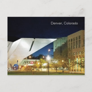 Denver Art Museum, nytt och gammalt Vykort