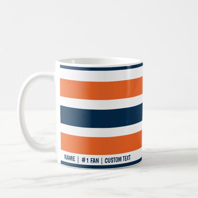 Denver Broncos Minimalistisk Färg-Pub-kaffe Mugg (Vänster)