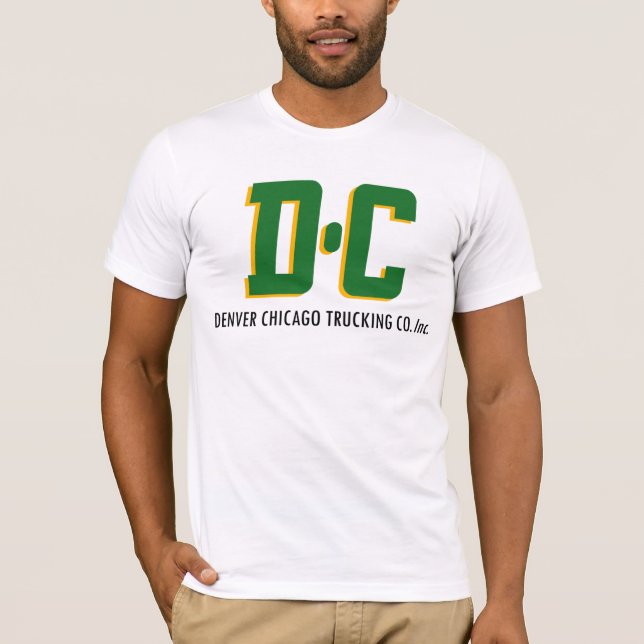 Denver-Chicago som åker lastbil Co. Tee Shirt (Framsida)