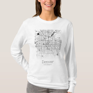 Denver City Karta T Shirt