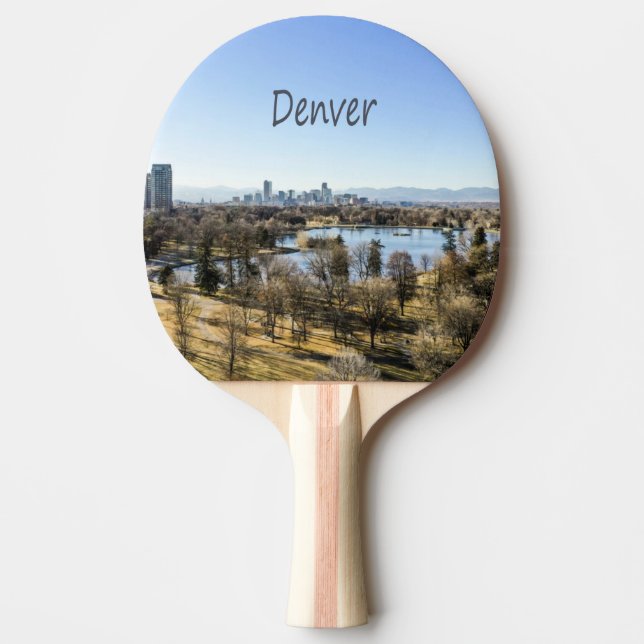 Denver City och Mountains Colorado Pingisracket (Framsidan)