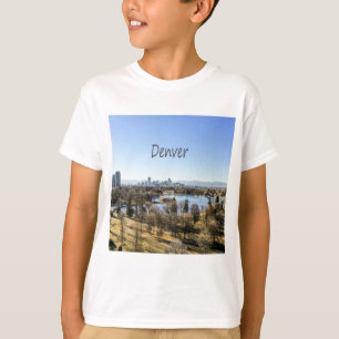 Denver City och Mountains Colorado T Shirt