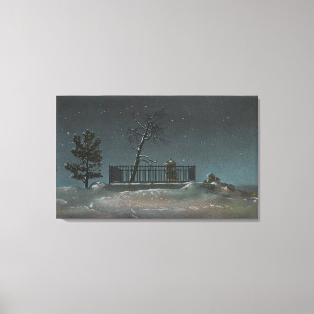 Denver, CO - View of Buffalo Bill's Grave Canvastryck (Framsida)