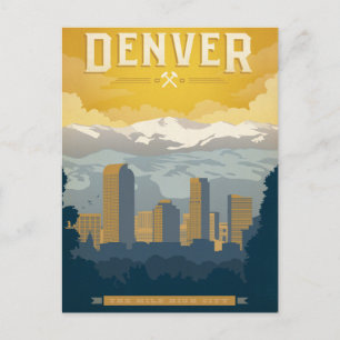 Denver, CO Vykort