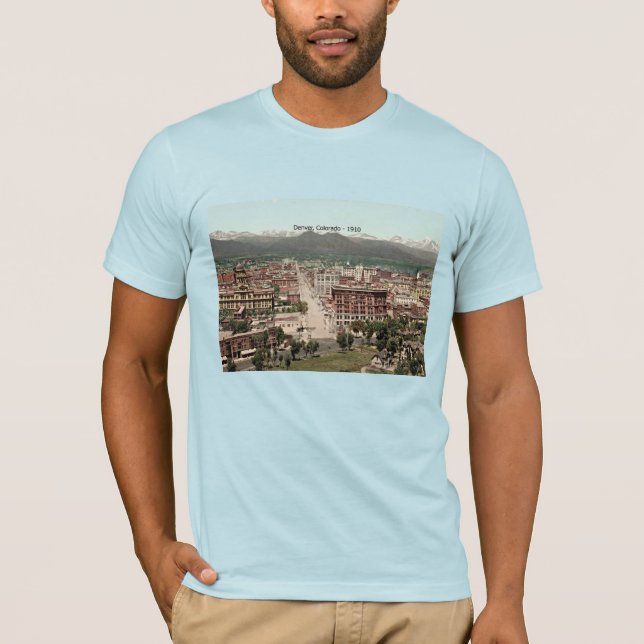 Denver, Colorado 1910, T Shirt (Framsida)