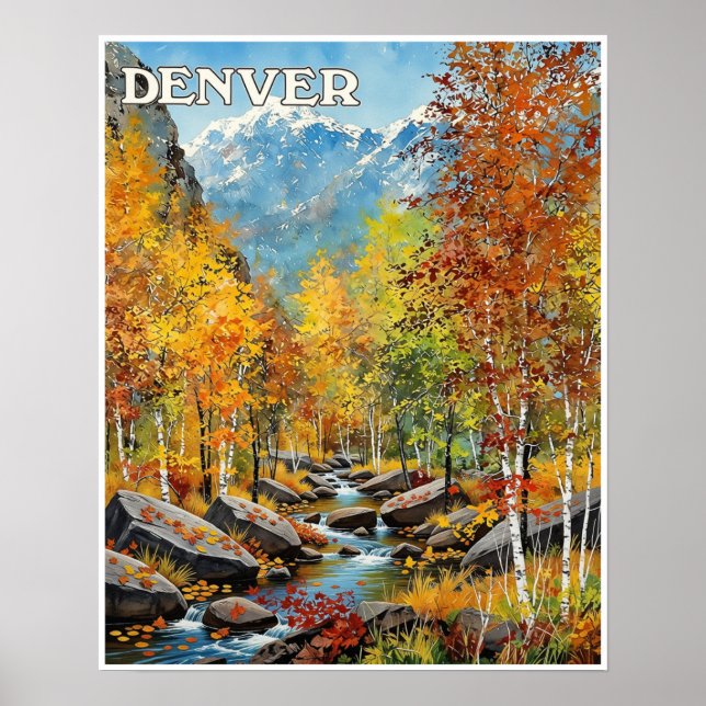 Denver Colorado affisch (Framsidan)
