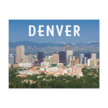 Denver Colorado, bordsljus och berg