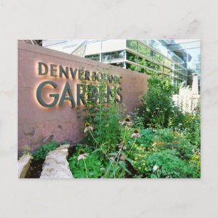 Denver Colorado Botanic Gardens Travel Vykort