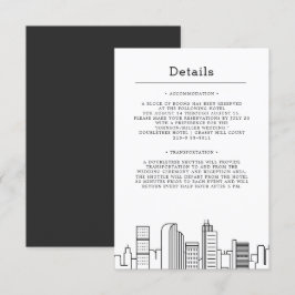 Denver, Colorado Bröllop | Gästuppgifter Inbjudningar