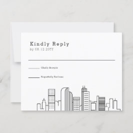 Denver, Colorado Bröllop | Stylized Skyline OSA