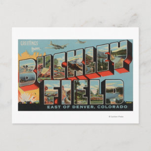 Denver, Colorado - Buckley Fält Vykort