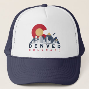 Denver Colorado Flagga Camping Hiking Souvenirs 80 Keps
