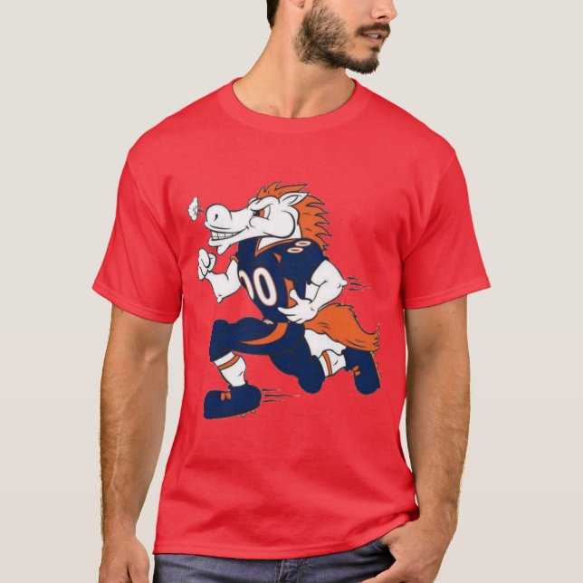 Denver Colorado Football player art T Shirt (Framsida)
