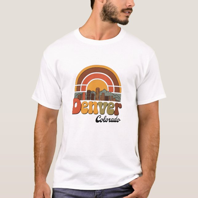 Denver Colorado Gift T Shirt (Framsida)
