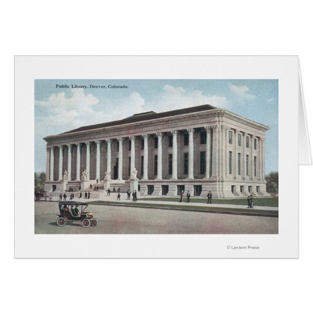 Denver, Colorado Hälsningskort (Framsidan Horizontal)