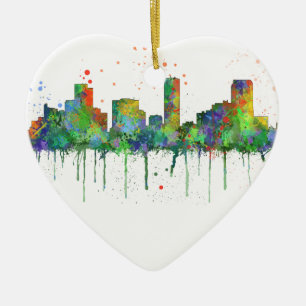 DENVER COLORADO HORISONT JULGRANSPRYDNAD KERAMIK