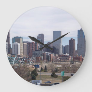 Denver Colorado horisont tar tid på Stor Klocka