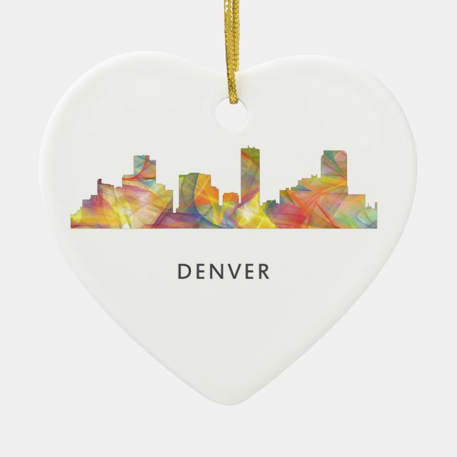 DENVER COLORADO HORISONT WB1 - JULGRANSPRYDNAD KERAMIK (Framsidan)