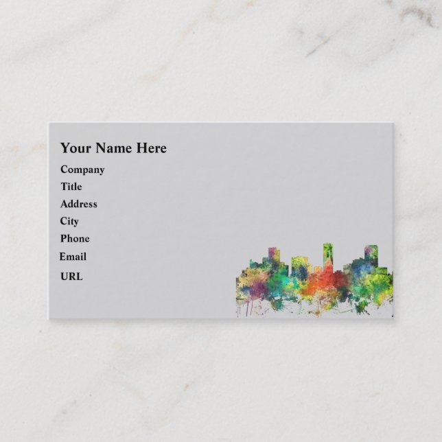 DENVER COLORADO HORISONTSP VISITKORT (Framsida)