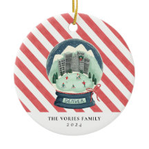 Denver Colorado jul-Snö-globe Ornament