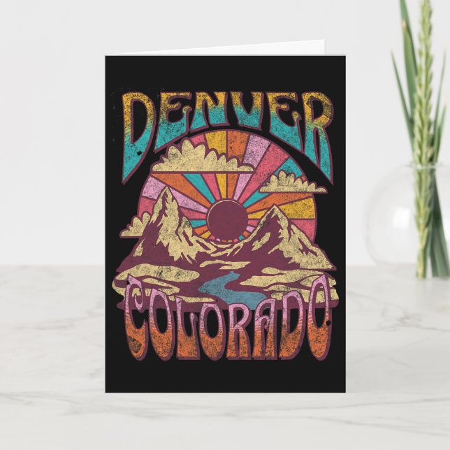 Denver Colorado  Kort (Framsida)