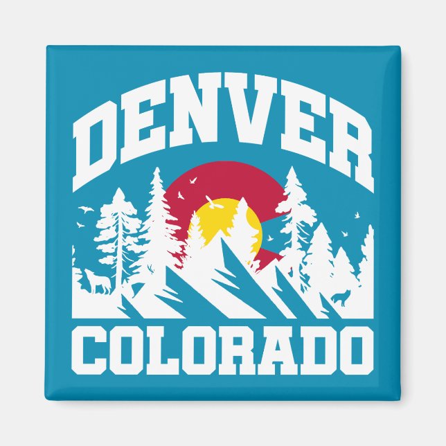 Denver,Colorado Magnet (Framsidan)