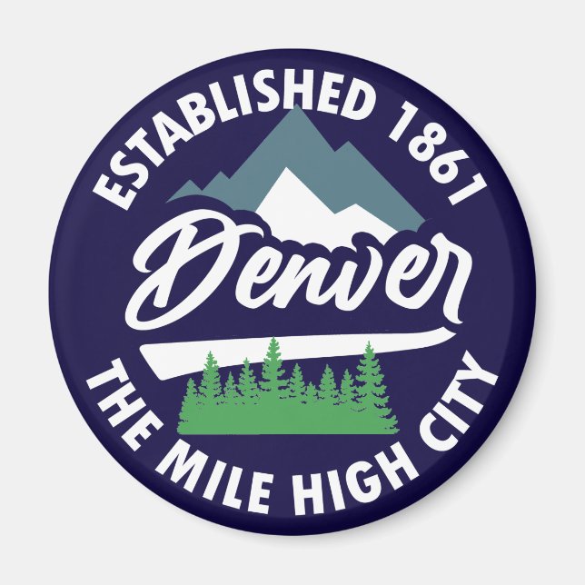 Denver,Colorado Magnet (Framsidan)