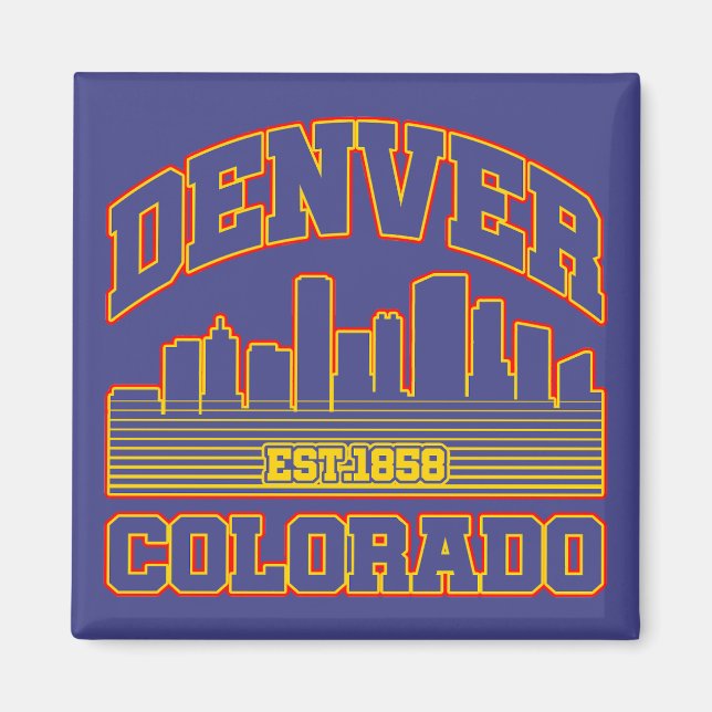 Denver,Colorado Magnet (Framsidan)