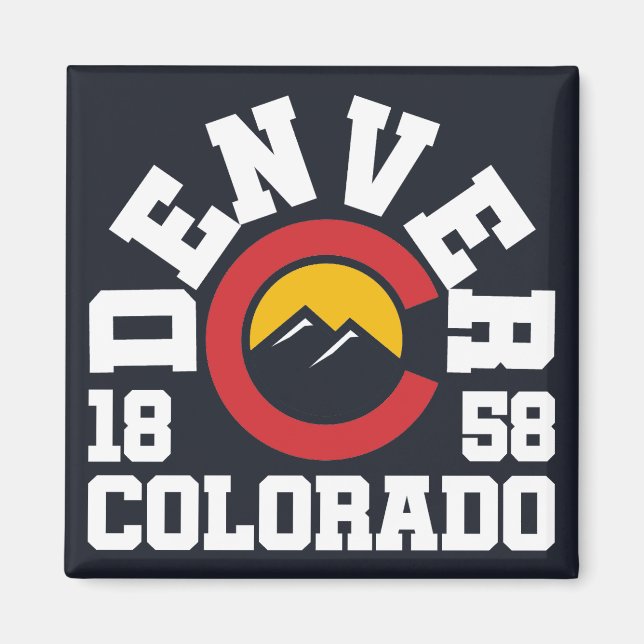 Denver,Colorado Magnet (Framsidan)