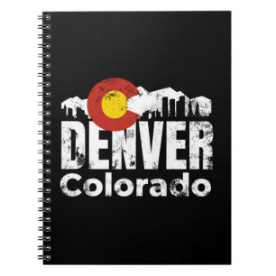 Denver Colorado Mountains Anteckningsbok