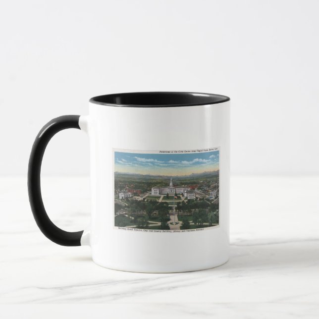 Denver, Colorado - Panorama of Civic Mugg (Vänster)