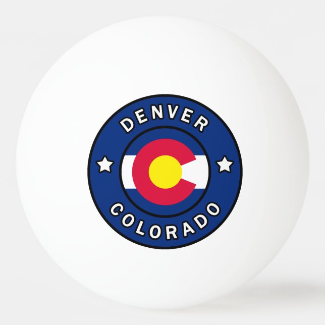 Denver Colorado Pingisboll (Framsidan)