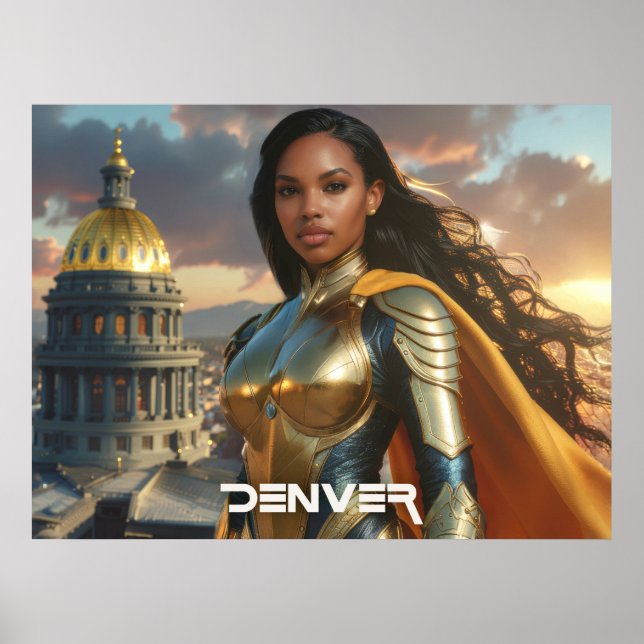 DENVER - COLORADO POSTER (Framsidan)
