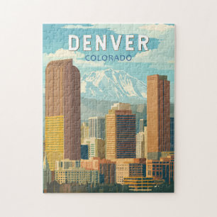 Denver Colorado Resa Konst Vintage Pussel