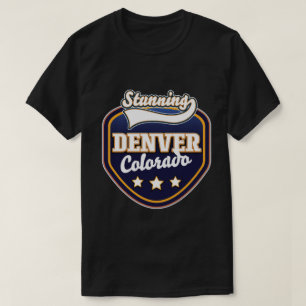 Denver Colorado reslogotyp T Shirt