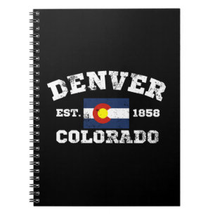 Denver Colorado Retro Vintage Anteckningsbok