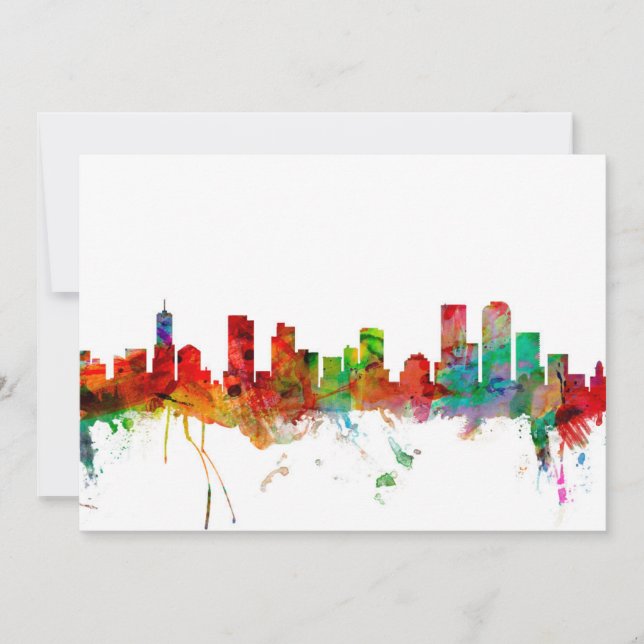 Denver Colorado Skyline (Framsida)