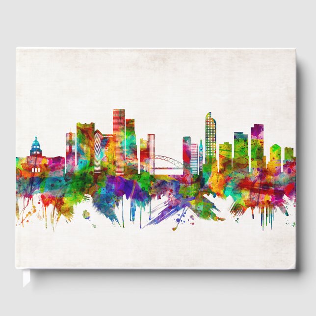 Denver Colorado Skyline Gästböcker (Framsida)
