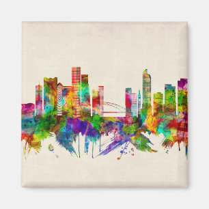 Denver Colorado Skyline Magnet