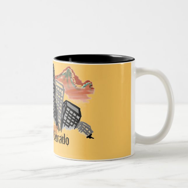 Denver Colorado skyline mugg (Höger)