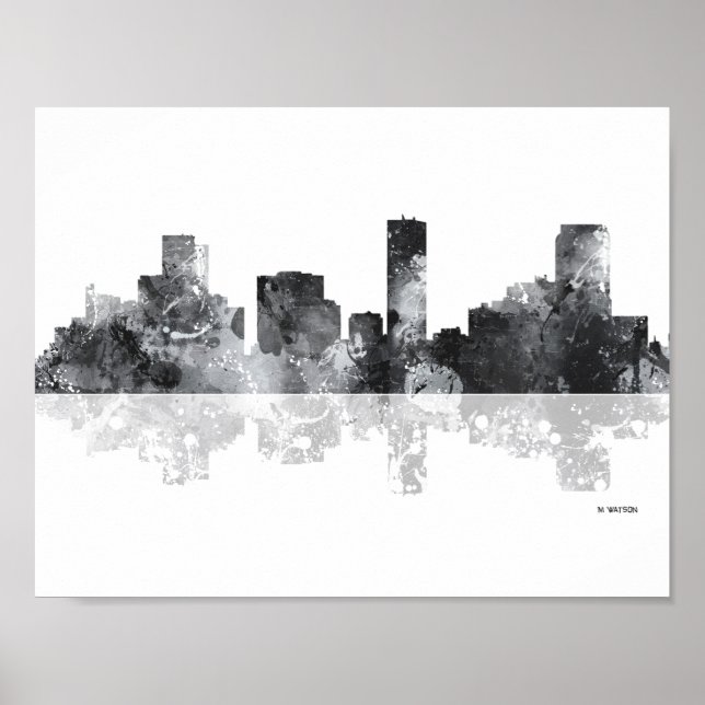 DENVER, COLORADO SKYLINE POSTER (Framsidan)