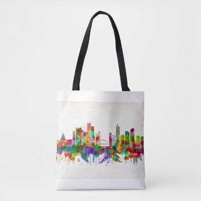 Denver Colorado Skyline Tygkasse (Framsida)