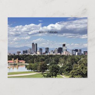 Denver, Colorado Skyline Vykort