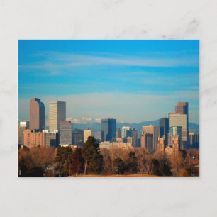 Denver Colorado Skyline Vykort