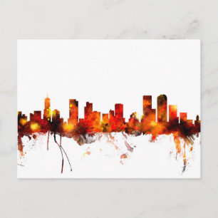 Denver Colorado Skyline Vykort